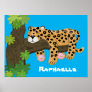 Pesquisar por desenhos animados dos animais do safari pôsteres Ilustração