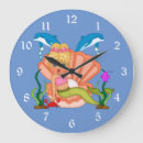 Pesquisar por peixes coloridos relogios de parede Azul