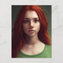 Pesquisar por cabelo vermelho cartoes postais Mulher