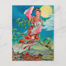 Pesquisar por moon goddess cartoes postais Chang'e