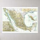Pesquisar por mapa vintage méxico pôsteres Mapas