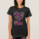 Pesquisar por nota musical com coração camisetas Guitarrista
