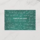 Pesquisar por fórmula matemática cartao de visita Ciência