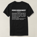 Pesquisar por percussionista camisetas Amante musical