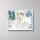 Pesquisar por cavalo branco impressão de canvas Selvagem