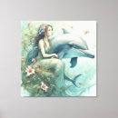Pesquisar por golfinhos impressão de canvas Fantasia