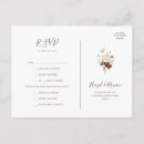 Pesquisar por floral vermelho do marsala convites Bride