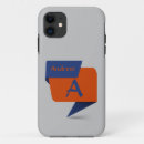 Pesquisar por azul e laranja iphone capas For him