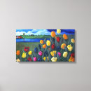 Pesquisar por pintura das tulipas impressão de canvas Moinho de vento