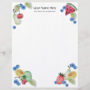 Pesquisar por negócio fruta papel timbrado Morango