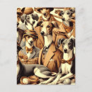 Pesquisar por galgo italiano cartoes postais Fofo