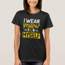 Pesquisar por endometriose camisetas Amarelo