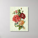 Pesquisar por coração vermelho impressão de canvas Floral