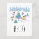 Pesquisar por árvore de natal decorada cartoes postais Aquarela