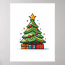 Pesquisar por árvore de natal decorada pôsteres Ilustração