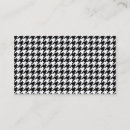 Pesquisar por houndstooth cartao de visita Elegante
