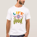 Pesquisar por a vida é boa camisetas Branco