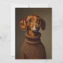Pesquisar por arte do cão convites Dachshund