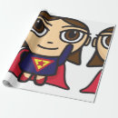 Pesquisar por super herói papel de presente For her