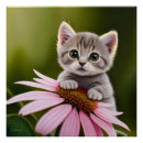 Pesquisar por cinza gato pôsteres Flores