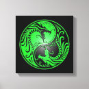 Pesquisar por yin yang da arte impressão de canvas Dragão