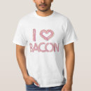 Pesquisar por eu amo bacon camisetas Coração