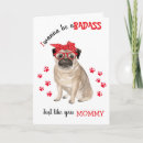Pesquisar por dia pug mães cartoes convites Mãe de cachorro