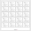 Pesquisar por convidados adesivos Minimalista