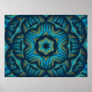 Pesquisar por mandala azul pósteres pôsteres Abstrato