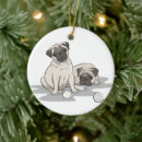 Pesquisar por do pug ornamentos Cachorros