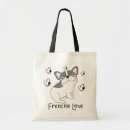 Pesquisar por buldogue francês bonito bolsas tote Amor