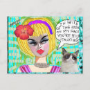 Pesquisar por gato retro cartoes postais Engraçado