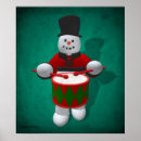 Pesquisar por vintage natal pôsteres Boneco de neve