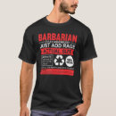 Pesquisar por barbarian camisetas Rpg
