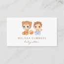 Pesquisar por gêmeos cartao de visita Babá