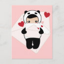 Pesquisar por panda rosa cartoes postais Kawaii