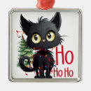 Pesquisar por gatinho preto ornamentos Árvore de natal