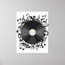 Pesquisar por música antiga impressão de canvas Notas musicais