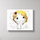 Pesquisar por bebês impressão de canvas Linda