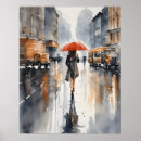 Pesquisar por dia chuvoso pôsteres Aquarela