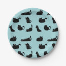 Pesquisar por desenhos animados do gato pratos Azul