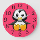 Pesquisar por pinguim bonito relogios de parede For kids