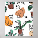 Pesquisar por desenho gato pôsteres Animal de estimação