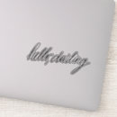 Pesquisar por corte da mão adesivos Letra de mão