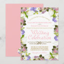 Pesquisar por primavera floral casamento convites Script de caligrafia