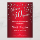 Pesquisar por prata e vermelho convites Para eles