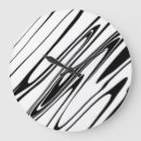 Pesquisar por abstrato preto e branco relogios de parede Moderna