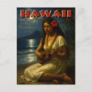 Pesquisar por ukulele cartoes postais Havaí