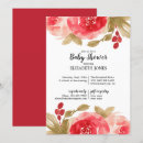 Pesquisar por rosa vermelha elegante convites Mother to be
