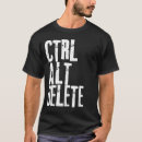 Pesquisar por supressão do ctrl alt camisetas Geek